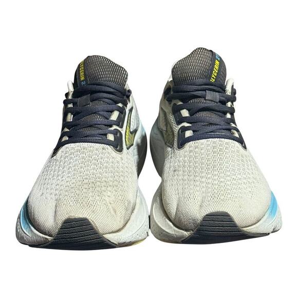 Brooks Glycerin 20 Men's Size 10 White Gray Blue Running Sneakers Neutral Cush - Picture 2 of 8